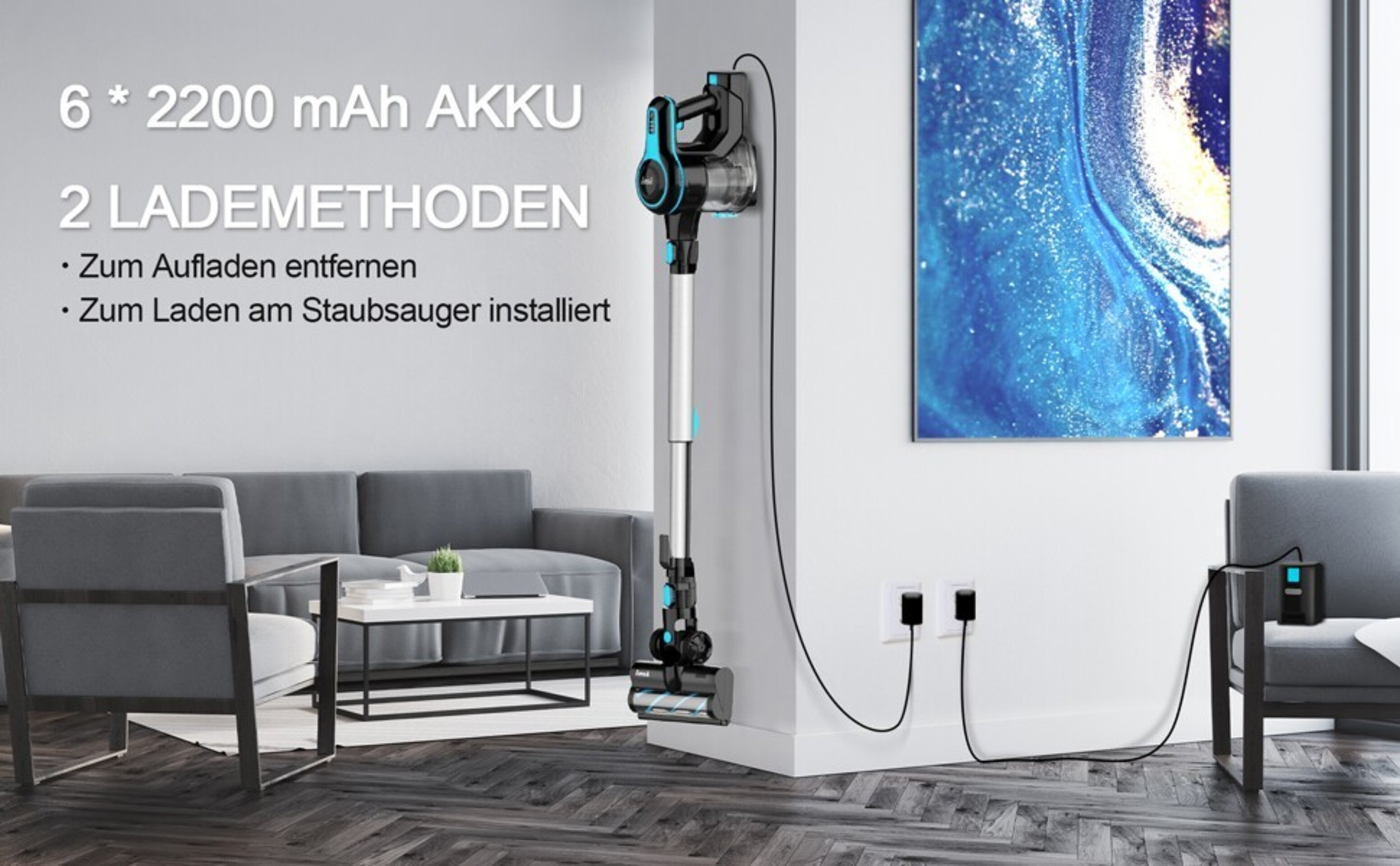 INSE Aspiradora de mango N5T - 6