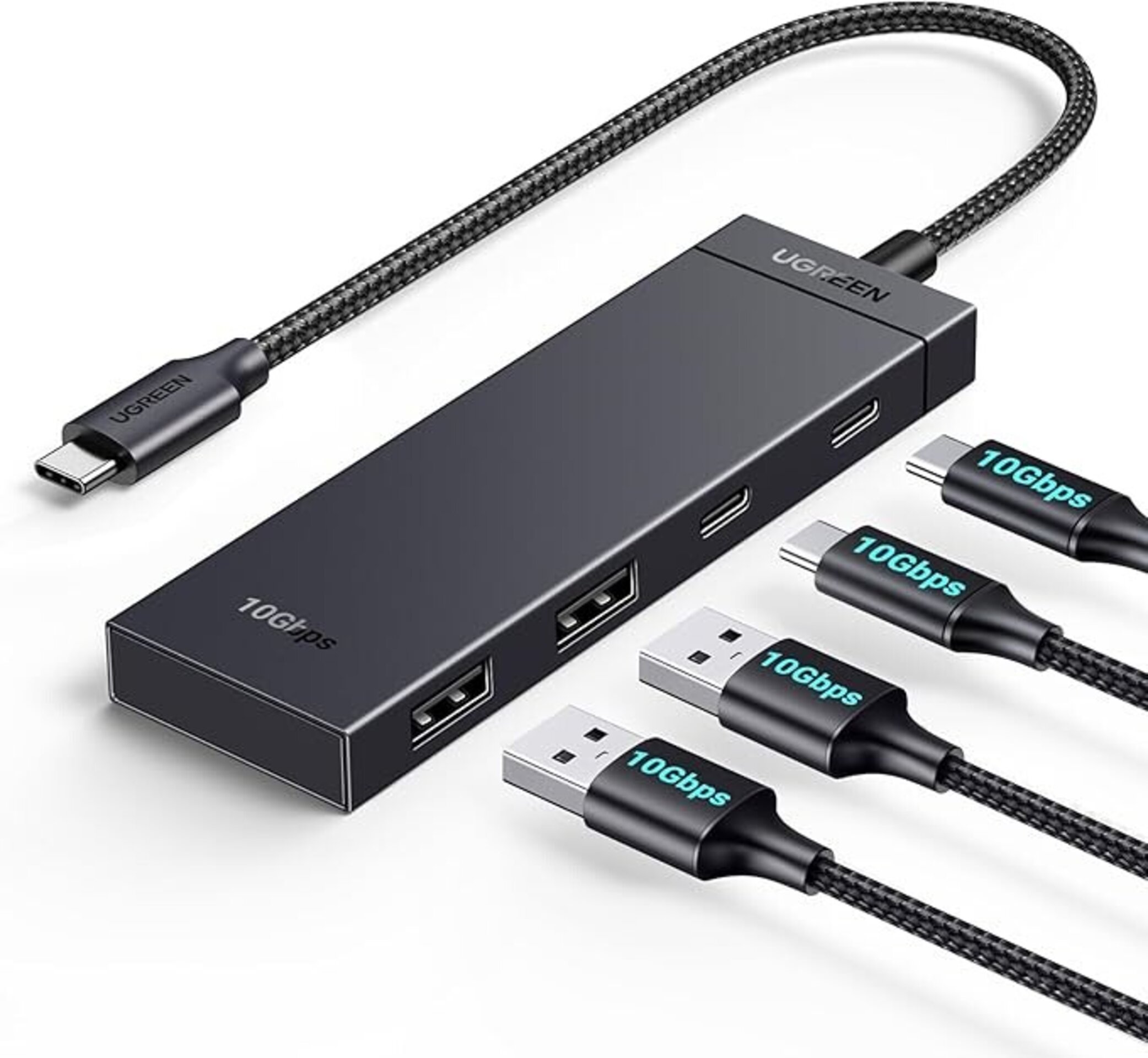 UGREEN 10Gbps Hub USB C 3.2 Gen 2 Adaptador Tipo C a Multipuertos - 2