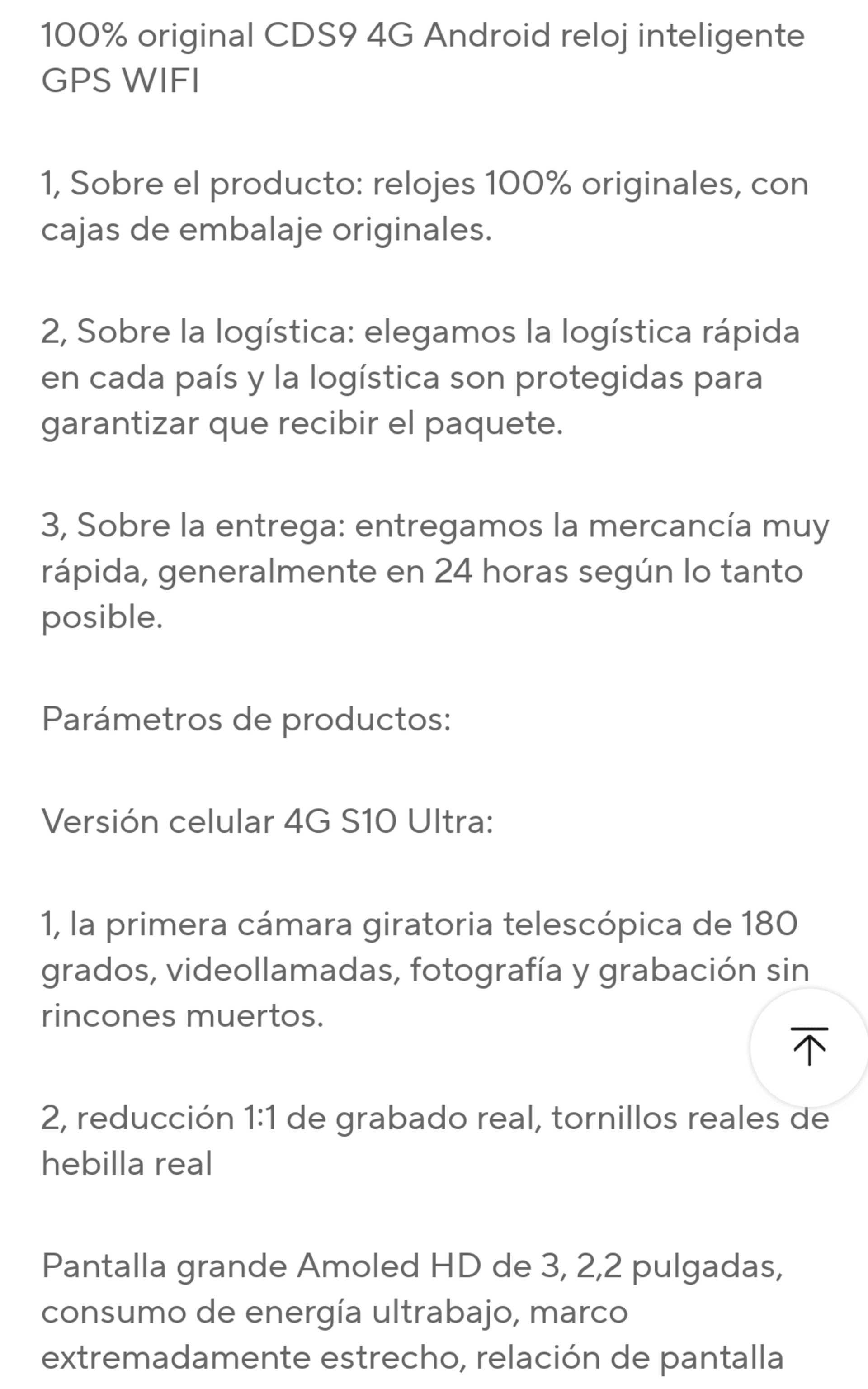 Reloj watch ultra Android - 2