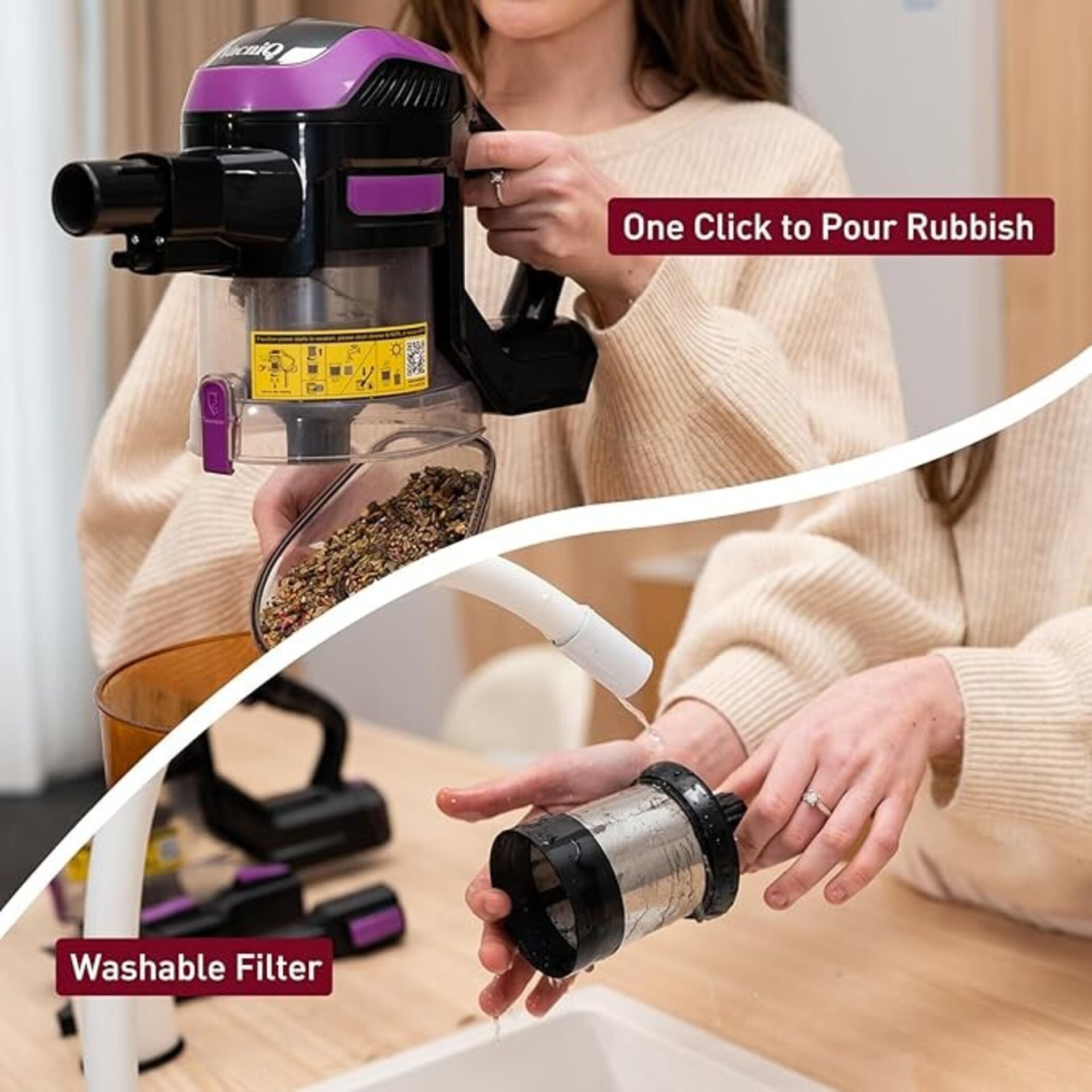 VacniQ Aspirador Escoba sin Cable h55 - 5